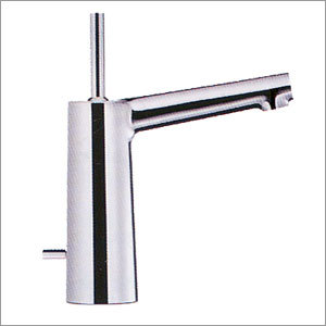 Basin Faucet With Lift Rod - Chrome Plated Brass 150x100x50 mm, High Gloss Chrome Finish, Water Saving, Easy Installation