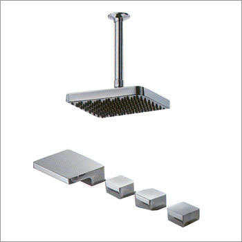 Two Handle Bathtub Faucet With Showerhead & Diverter