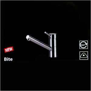 Bite Mixer Taps - Stainless Steel, 150x100x50mm, Chrome Finish | Easy Installation, Durable Design, Precise Control, Water Saving