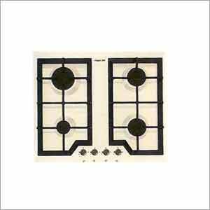 Elettra 4F Colour Steel Worktops - Steel, 40x60cm, Beige, 4 Burners | Durable Surface, Easy Cleaning, Stylish Design, Efficient Cooking, Space Saving, Built-In Installation