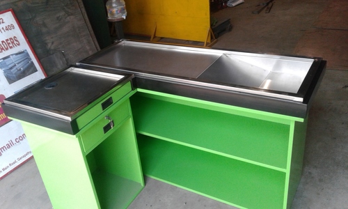 Supermarket Cash Counter Table