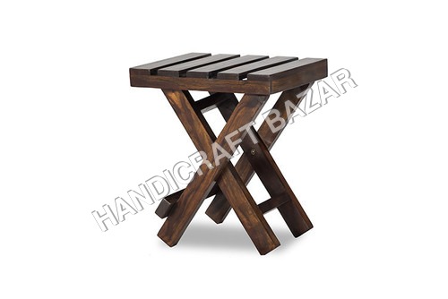 Wooden Folding Stool