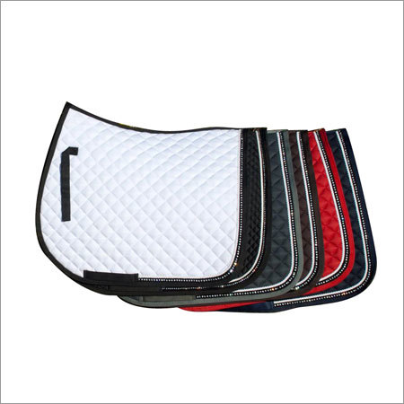 All Colors Are Available Horse Saddle Pad With Diamond Studs
