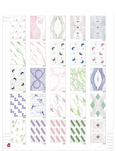 200 x 300 सफेद श्रृंखला दीवार टाइलें