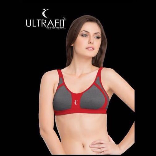 Buy 6 pc multicolor sport bra size (28-40) Hosiery Material Online