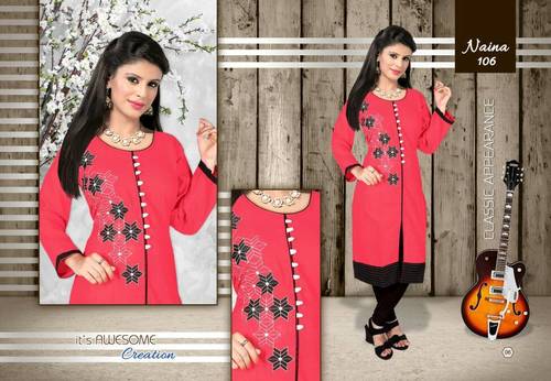Pink Fancy Designer Kurtis
