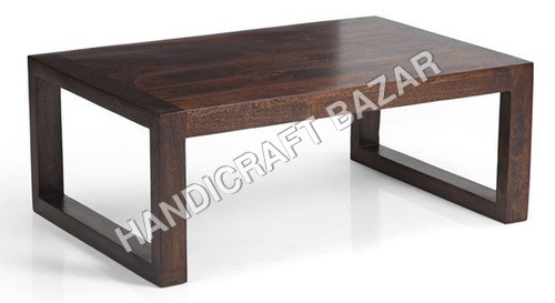 wooden coffee table