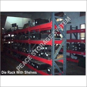 Die Rack With Shelves