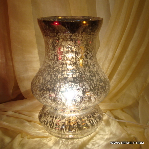 Golden Glass Table Lamp Base