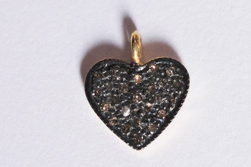 Diamond Heart Charms Pendant