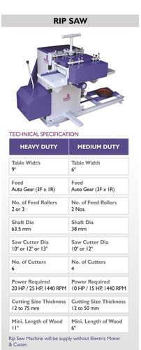 Multi Blade Rip Saw