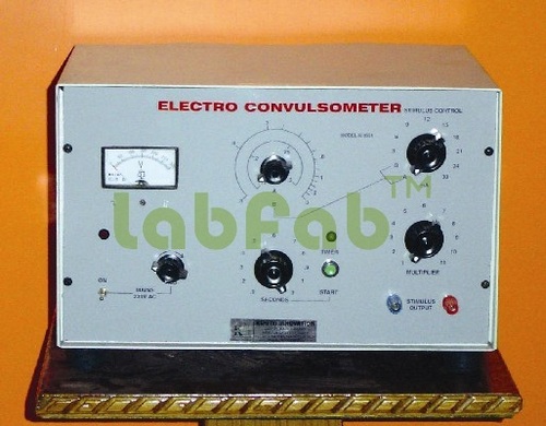 Electro Convulsometer - Metal Enclosure, 4-8mm Corneal & Ear Clip Electrodes | 50Hz AC Seizure Induction, Drug Assay