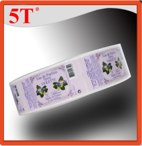 Customized Parfum Spray Bottle Stickers