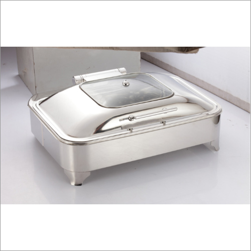 Rectangular Glass Lid Chafing Dish