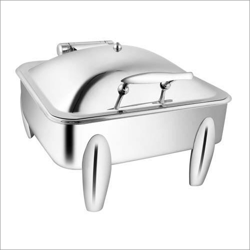 Square SS Lid Chafer