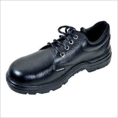 Waves Rhur Full Black - Leather, Various Sizes, Black | Lace-up, Steel Toe, Cushioned Insole, Rubber Sole, Safety, Comfort, Durability, Support, Style
