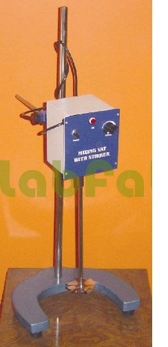 MIXING VAT WITH STIRRER - 10L Stainless Steel Vessel, 1/20 HP Motor, Variable Speed Regulator | Efficient Mixing, Compact Design, Easy Operation