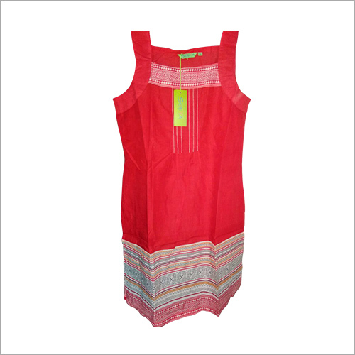 Ladies Sleeveless Kurti