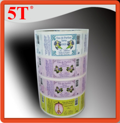 Green Parfum Spray Bottle Paper Stickers