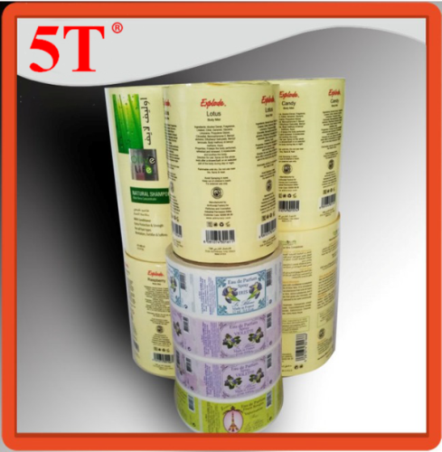 Cream Cosmetics Spray Bottle Stickers
