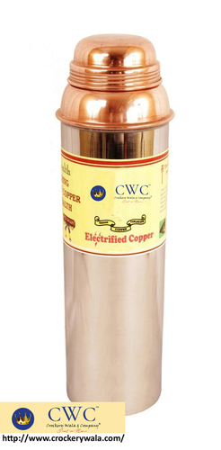 Thermos Design Steel Copper Bottle, 850 Ml
