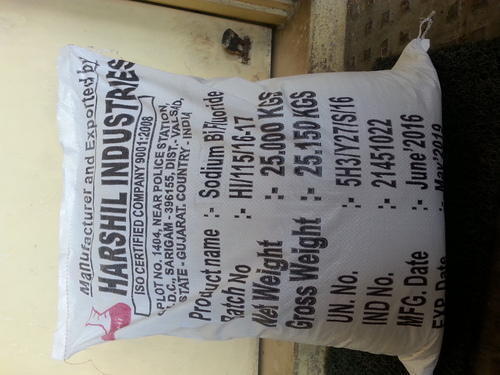 Sodium Bifluoride - Ultra-Pure White Powder, 25kg HDPE Bags Inner Liner, Industrial Applications, Reagent Grade Quality