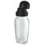 Borgonovo Glass Shaker With Black Lid