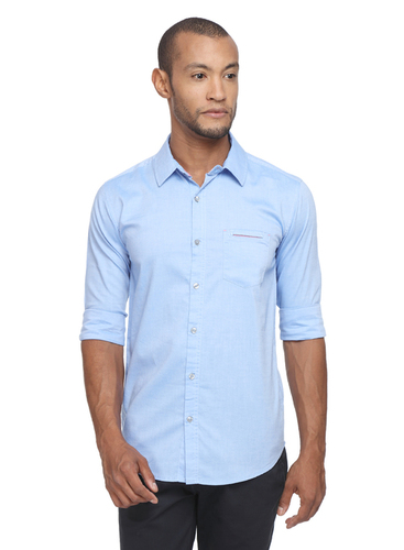 Navy Blue Casual Shirt Size: Large