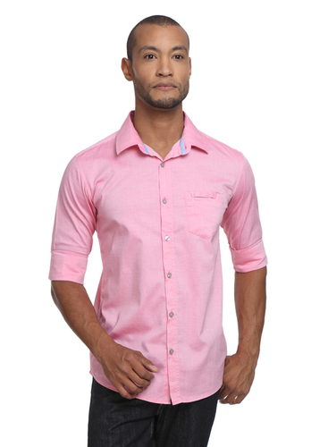 Pink Formal Shirt Size: Medium