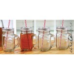 Circleware Country mug with straw and lid 440 ml