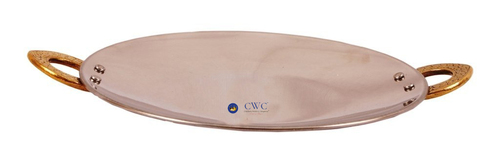 8" Inch Steel Copper Tava Platter