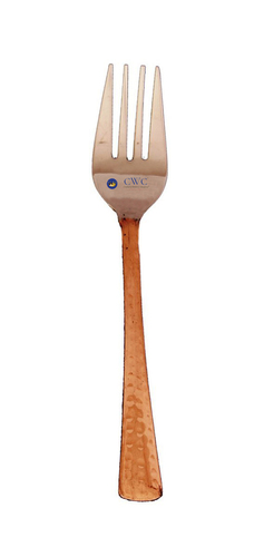 7.0" Handmade Steel Copper Fork