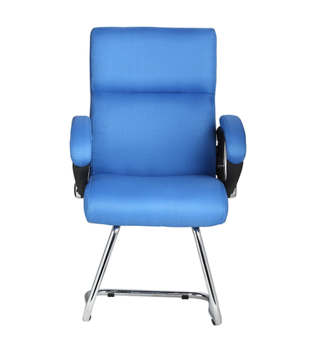 THE CLARO VISITOR SKY BLUE CHAIR WITH FIX FRAME