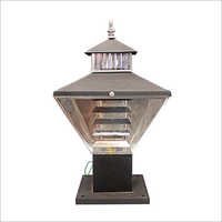 Decorative Gate Light - Aluminum & Glass, 40cm Height, 12v 10w Led | Energy Efficient, Weather Resistant, Ip65 Rated