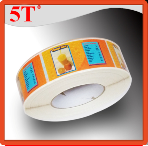 Paper Colorful Fruits Juice Labels