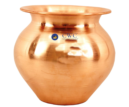 Copper Lota Kalash Pot 700 Ml