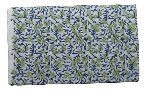 Multicolor Hand Block Printed Cotton Fabric