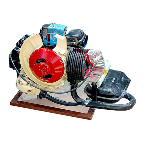 Cut Model Of 2 Stroke Petrol Engine