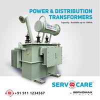15 Mva Power & Distribution Transformers Coil Material: Copper Core