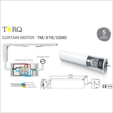 5 Wire Curtain Motor