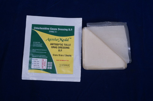 Aussie Medd Chlorhexidine Gauze Dresssings B.P