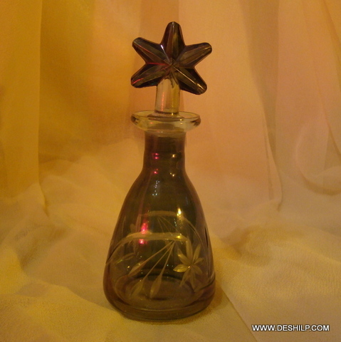 Pretty and Beautiful Gray vintage Decanter