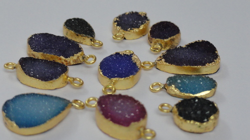 Druzy Bezal Gemstone Connector