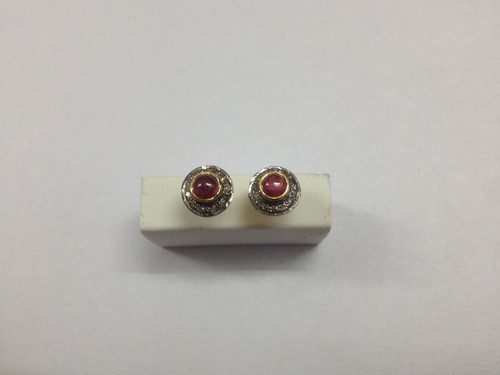 Diamond Ruby Earring