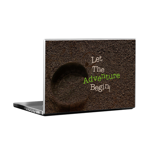 Adventure Begin Laptop Skin