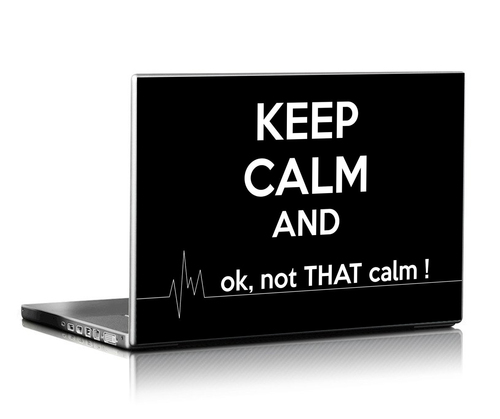 Keep Calm Laptop Skin