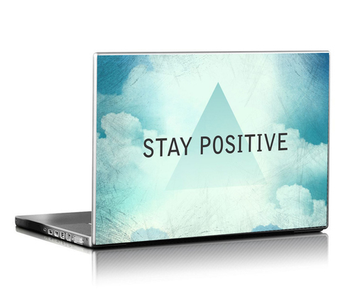 Stay Positive Hd Laptop Skin