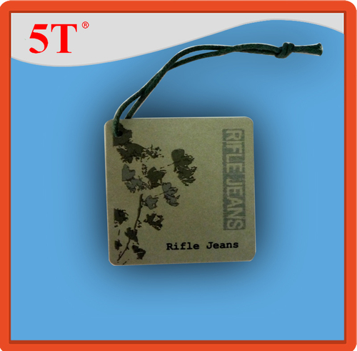 Light Green Custom Logo Available Direct Sales Rifle Jeans Hang Tag