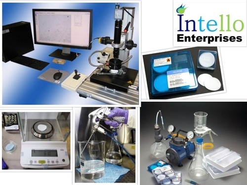 FILTREX Microscopic particle analyzer with Millipore contamination residue measuring kit