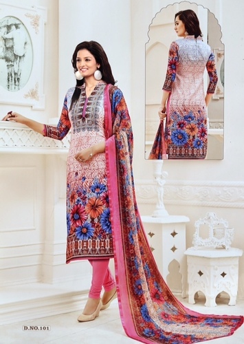 प्रिंटेड कॉटन सलवार सूट